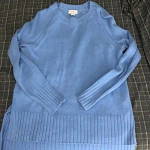 Knit blue top